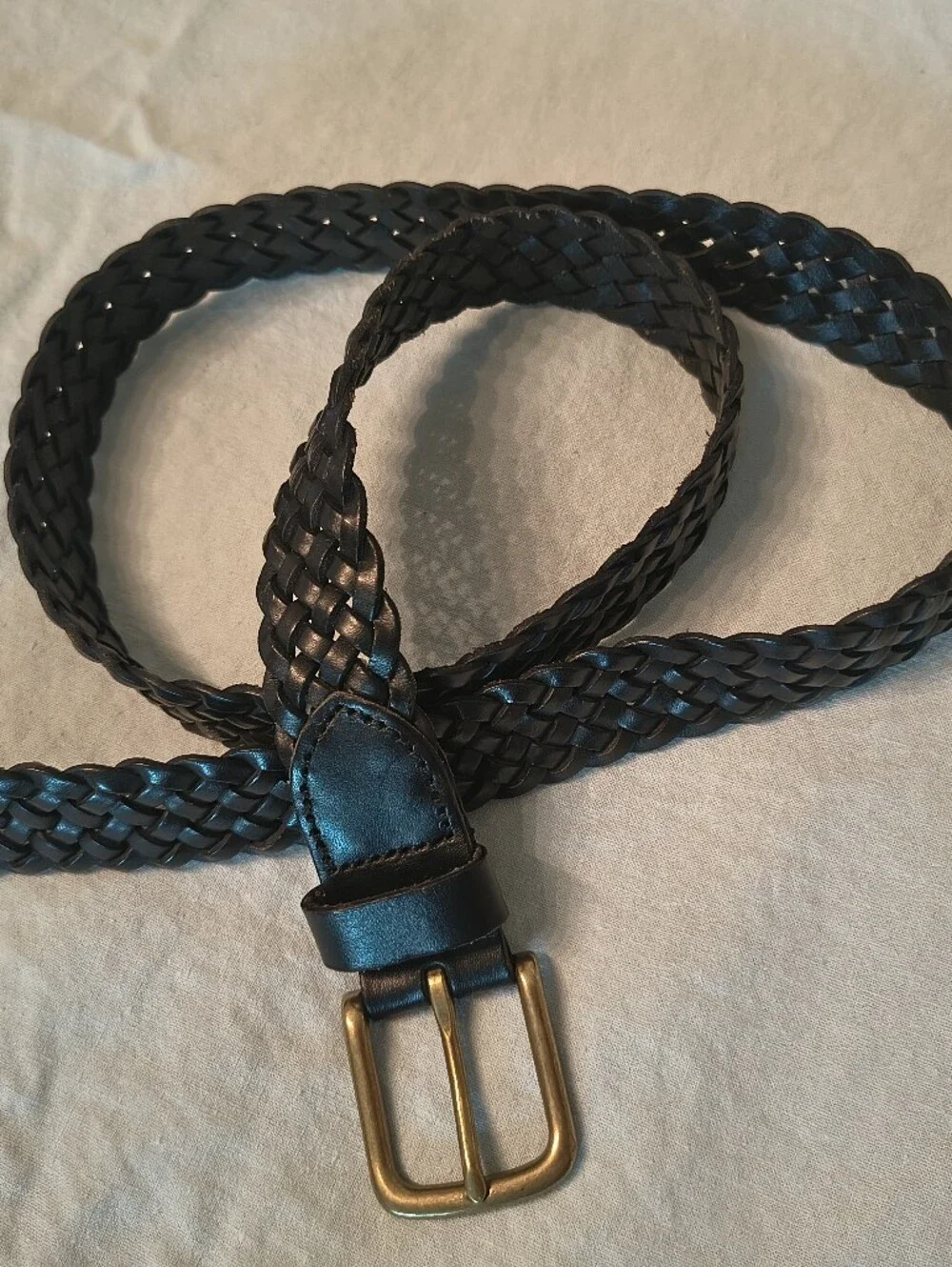 Madewell Woven Leather Women’s Belt - Black